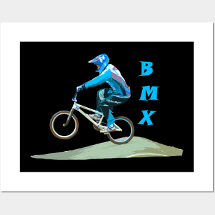 bmx racing Posters and Art